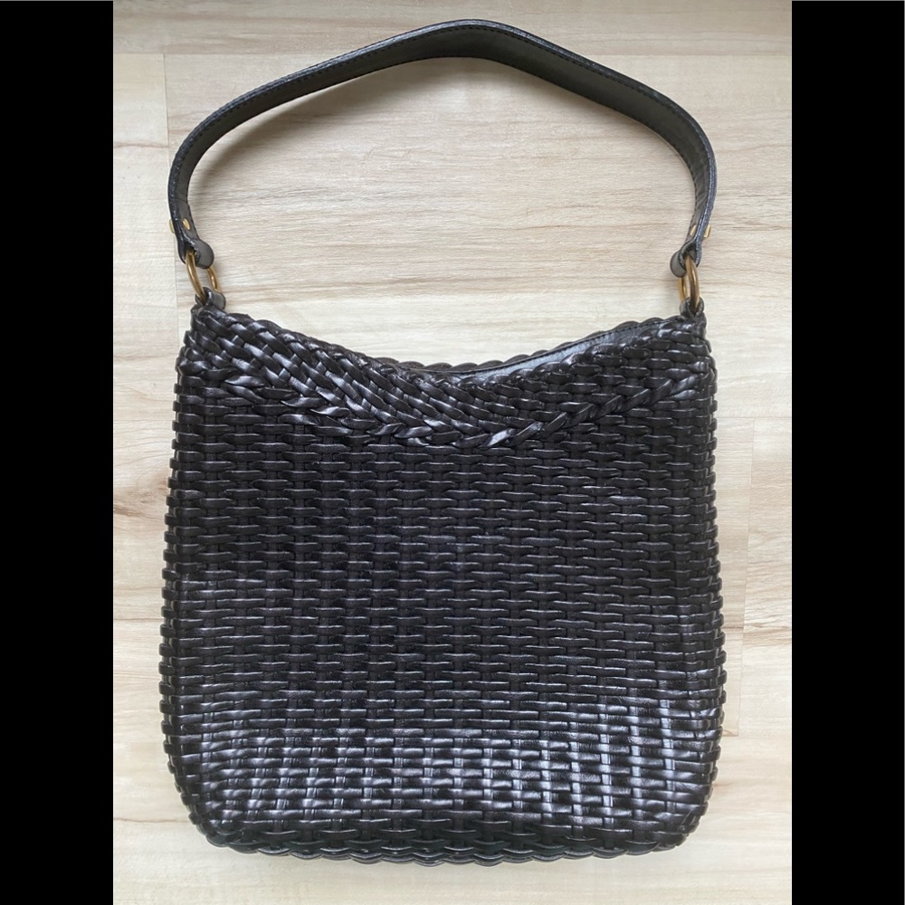 🤩BNWOT Vintage Cole Haan woven leather bag 🤩